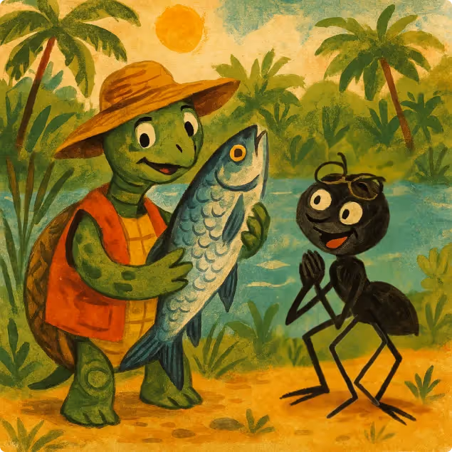 Anansi Goes Fishing