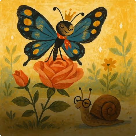 Butterfly and Snail