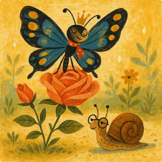 Butterfly and Snail