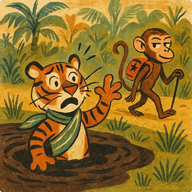 How the Monkey and the Goat Earned Their Reputations