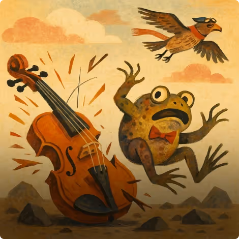 How the Toad Got His Bruises