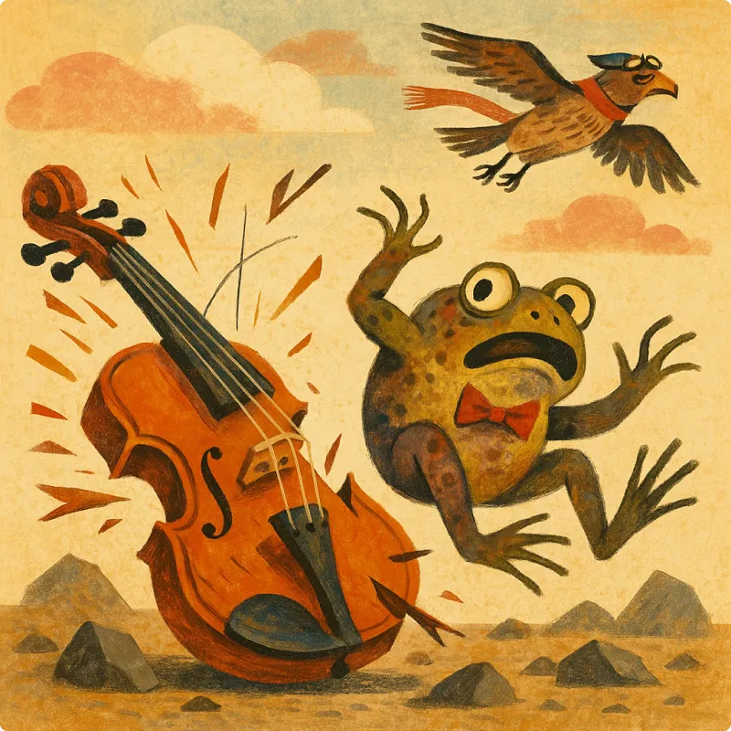 How the Toad Got His Bruises