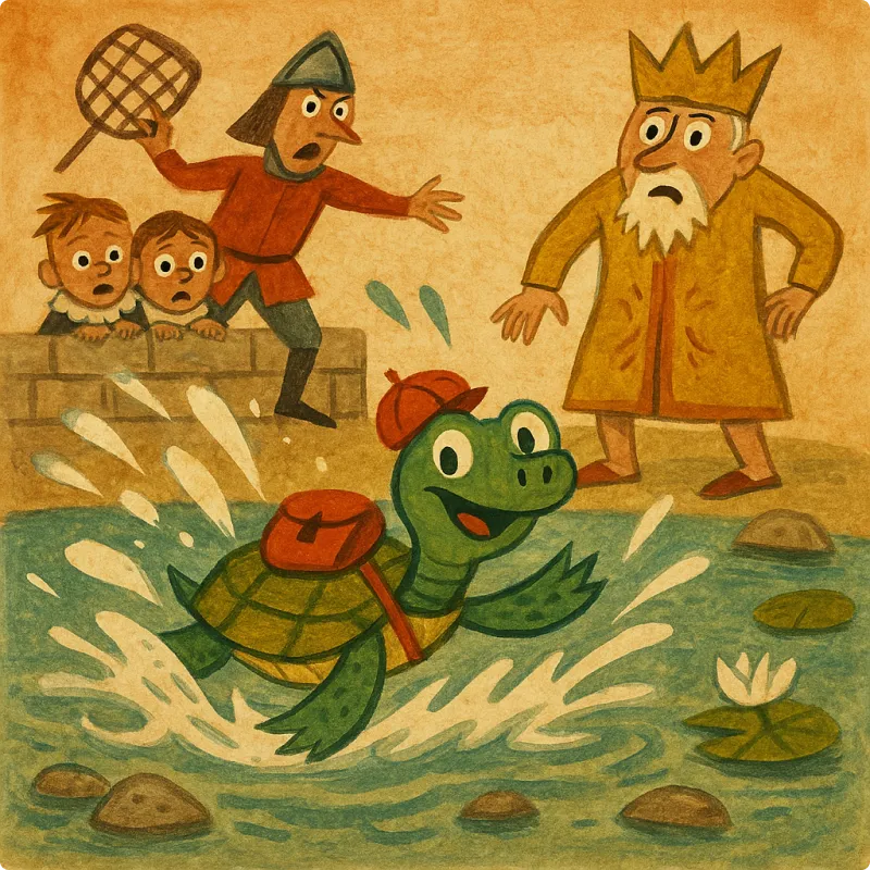 Jataka Tales - How the Turtle Saved His Own Life