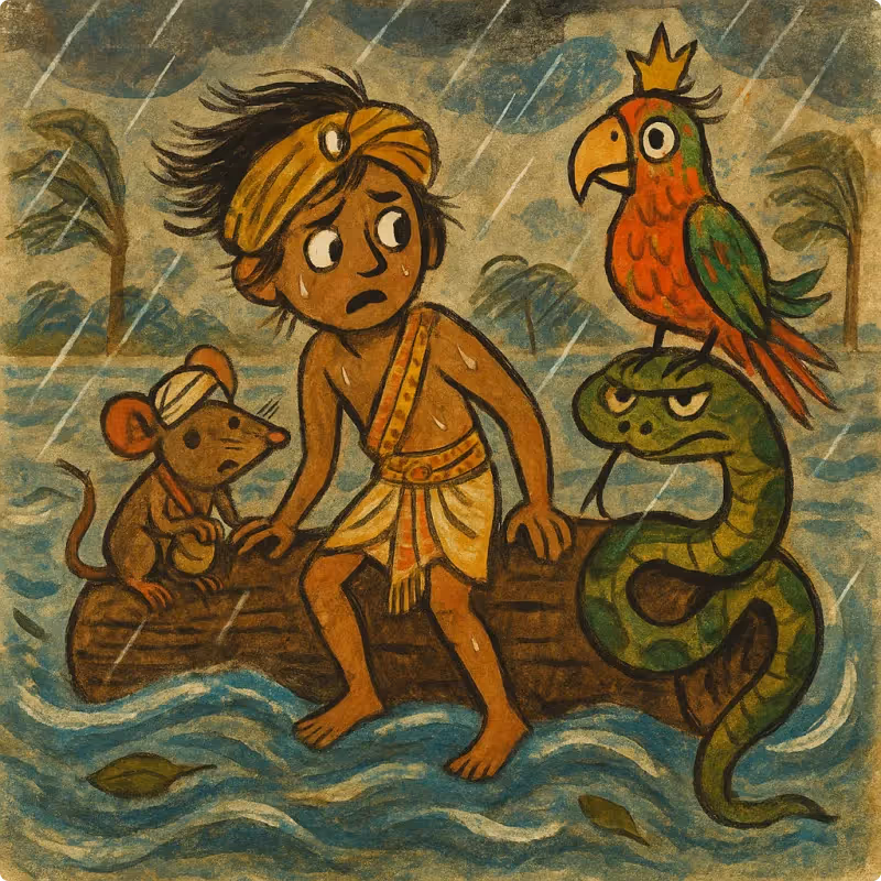 Jataka Tales - Prince Wicked And The Grateful Animals