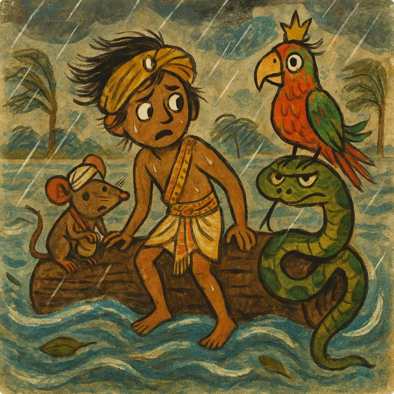 Jataka Tales - Prince Wicked And The Grateful Animals