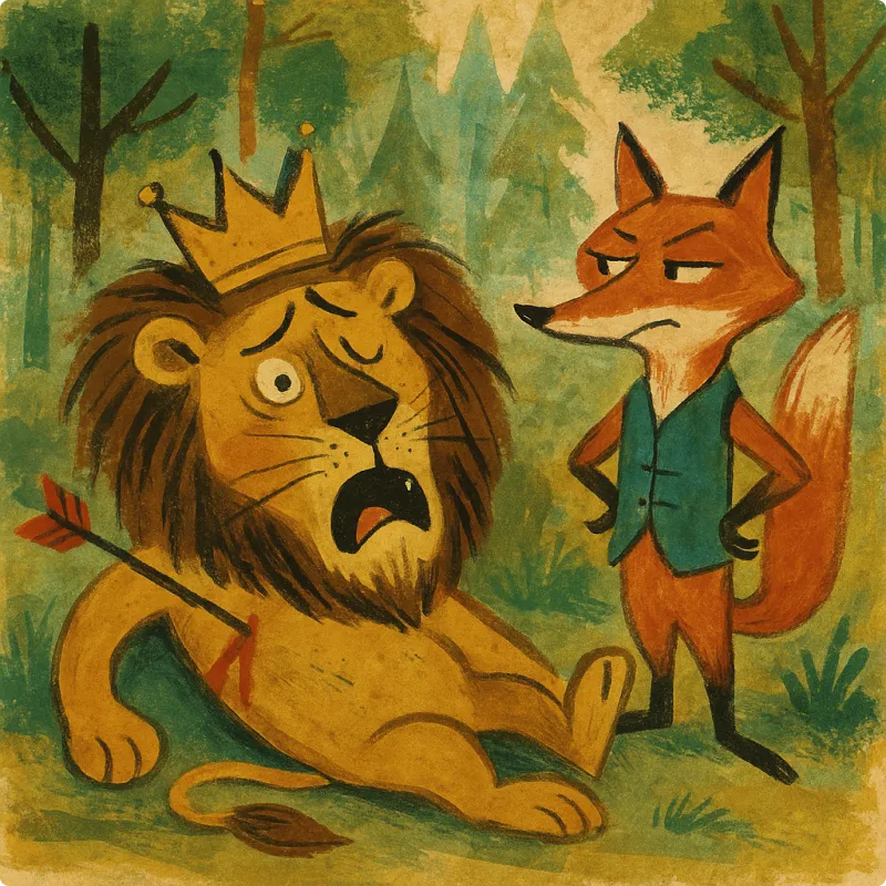 Aesop's Fables - The Bowman and The Lion