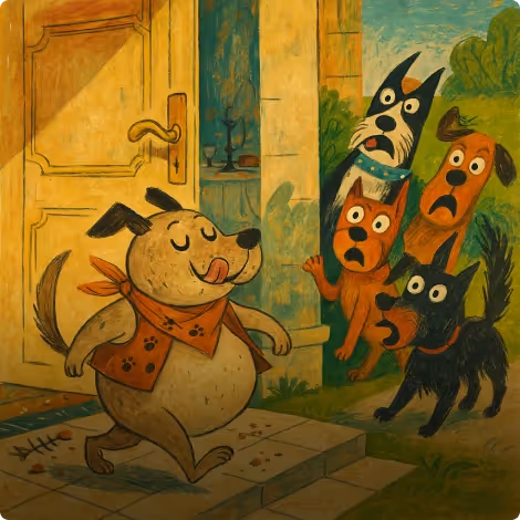 The Dog who went Abroad