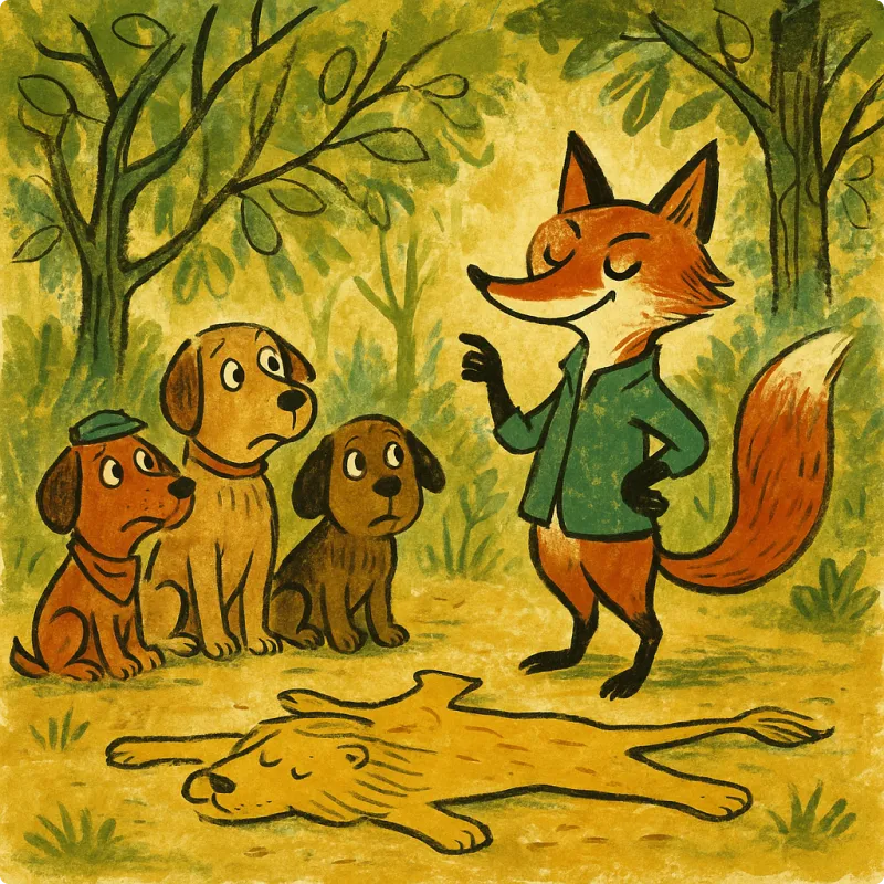 Aesop's Fables - The Dogs and The Fox