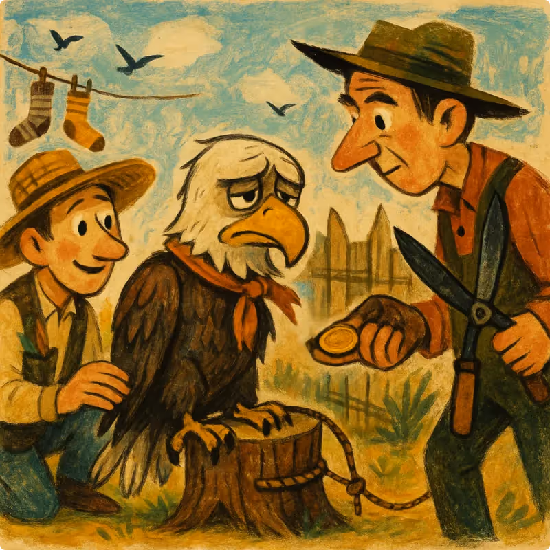 Aesop's Fables - The Eagle and The Man