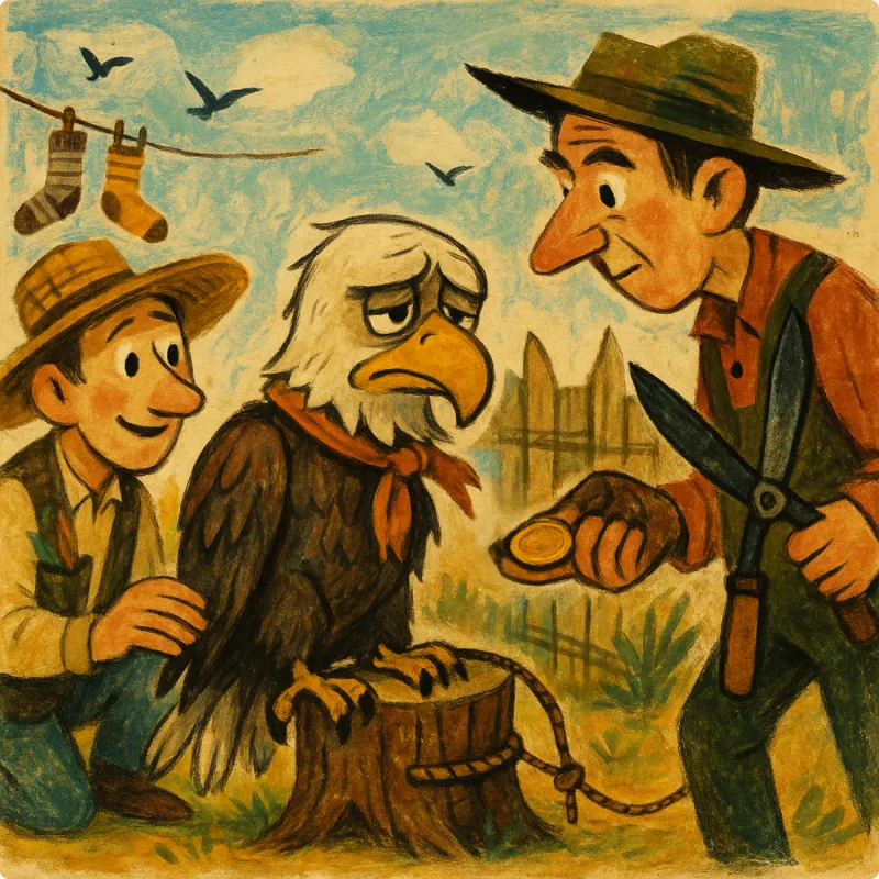Aesop's Fables - The Eagle and The Man