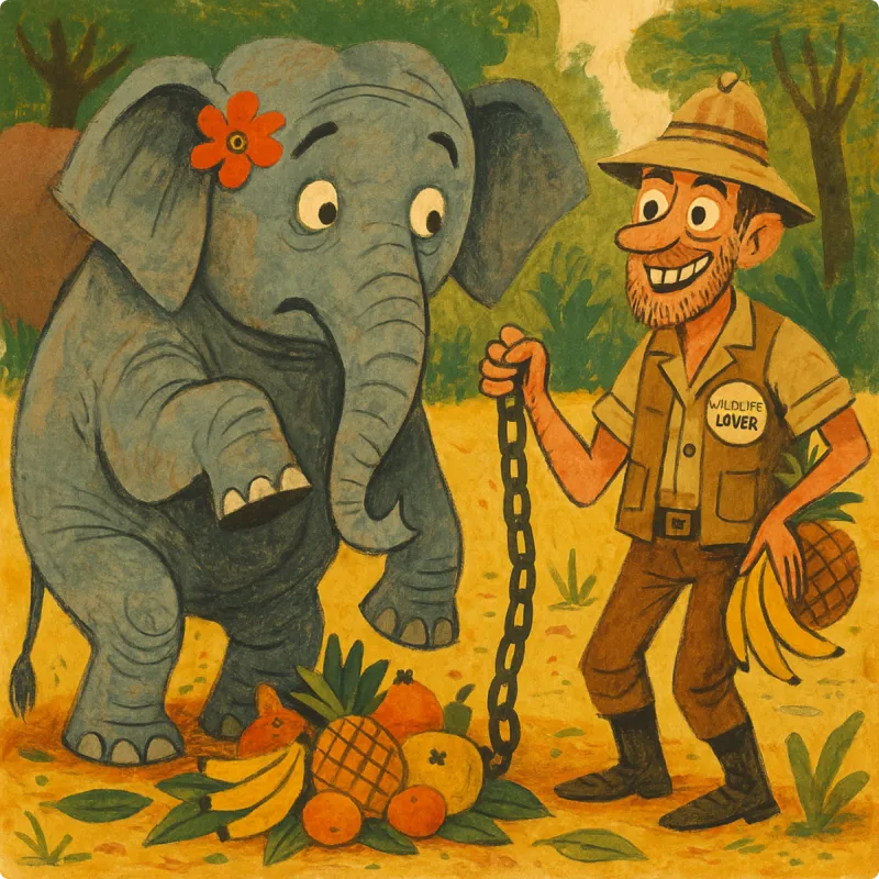 Jataka Tales - The Elephant Girly-Face