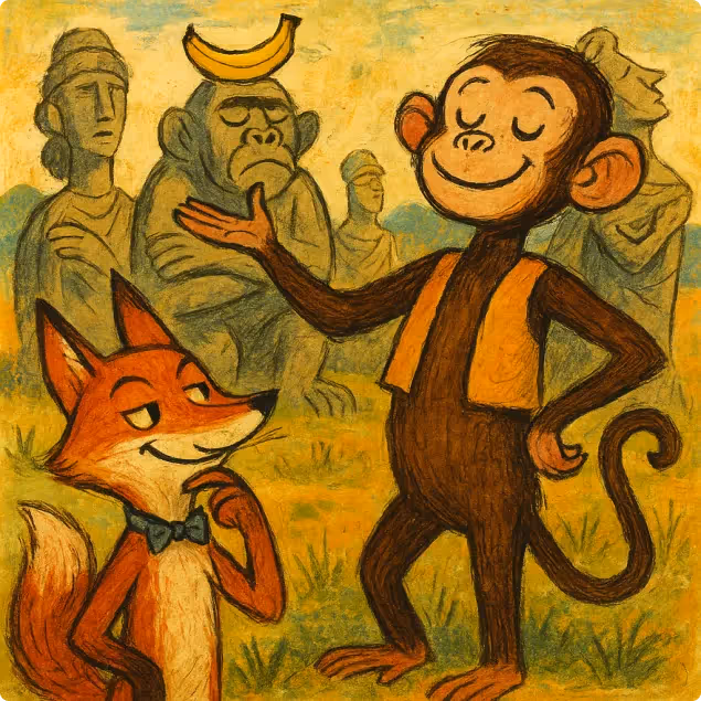 The Fox and Monkey