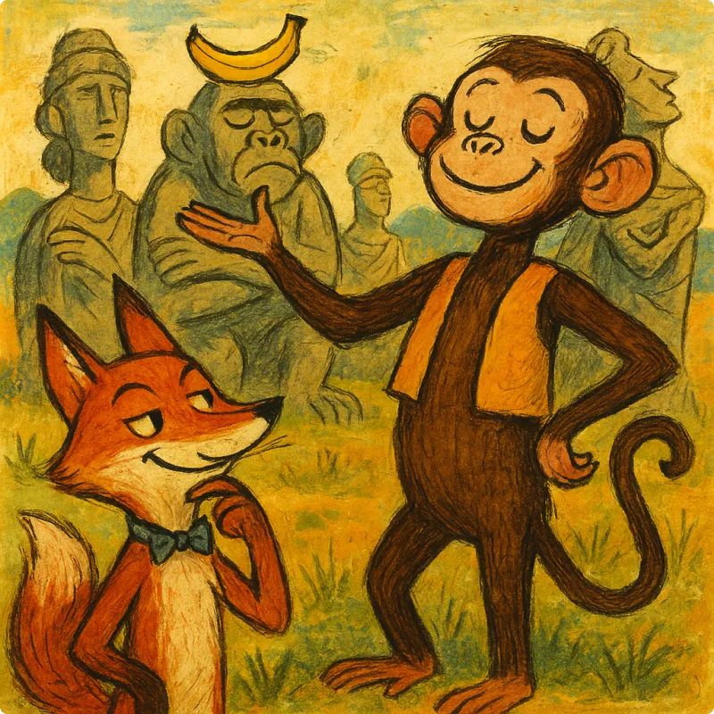 Aesop's Fables - The Fox and Monkey