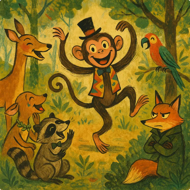Aesop's Fables - The Fox and The Monkey
