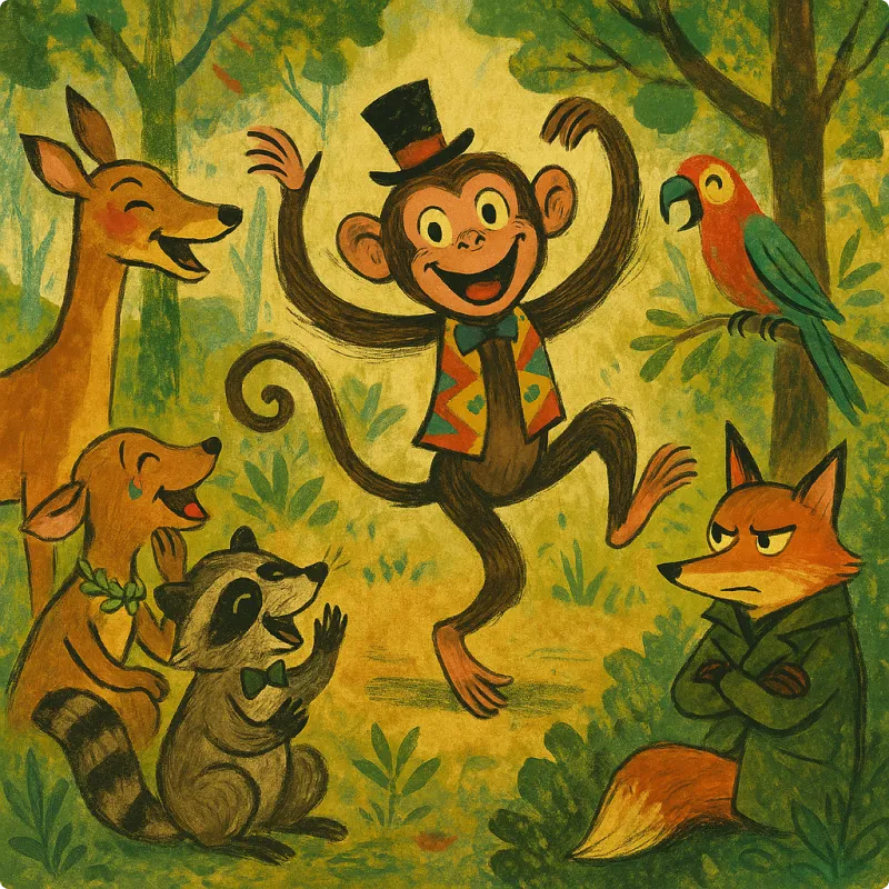 Aesop's Fables - The Fox and The Monkey