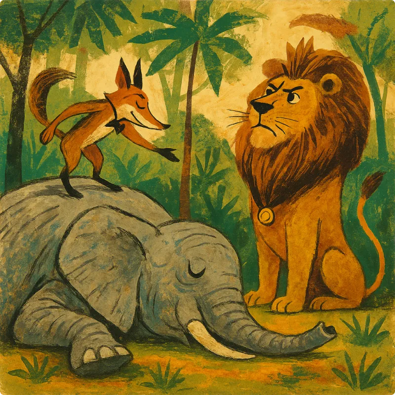 Panchatantra Fables - The Jackal's Strategy