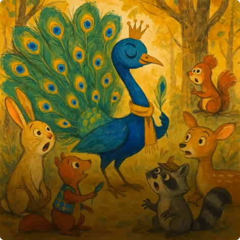 The Peacock Stripped of his Feathers