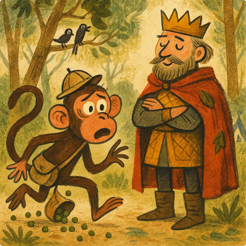 Jataka Tales - The Penny Wise Monkey