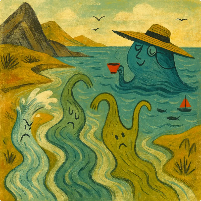 Aesop's Fables - The Rivers and The Sea