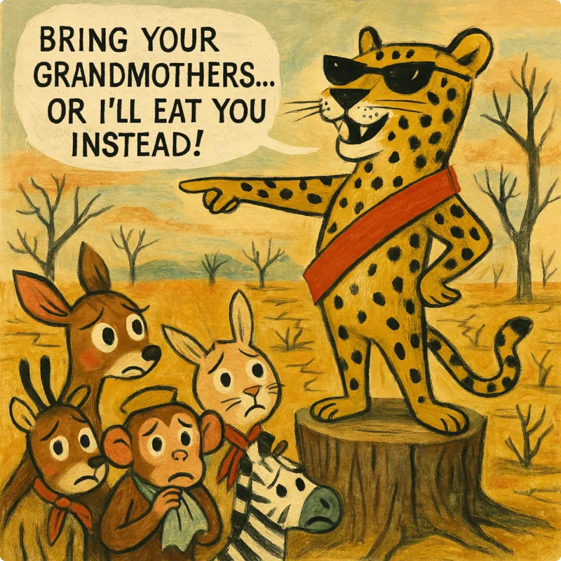 Igbo Folktales - The Story of the Leopard, the Squirrel, and the Tortoise