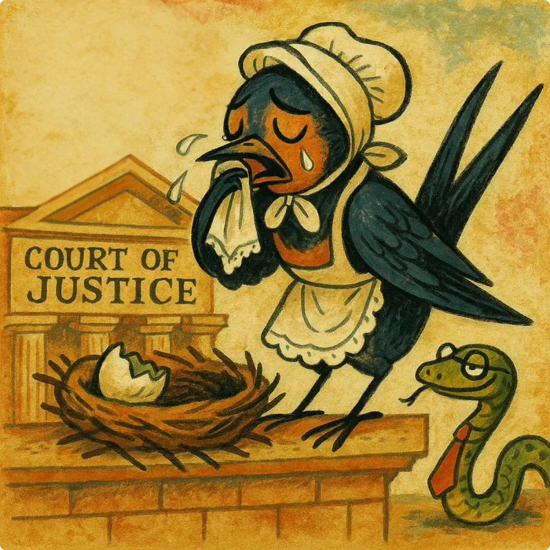 Aesop's Fables - The Swallow, The Serpent, and The Court of Justice
