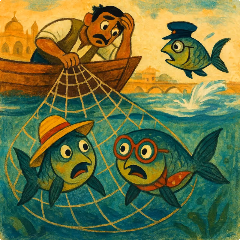 Jataka Tales - The Three Fishes