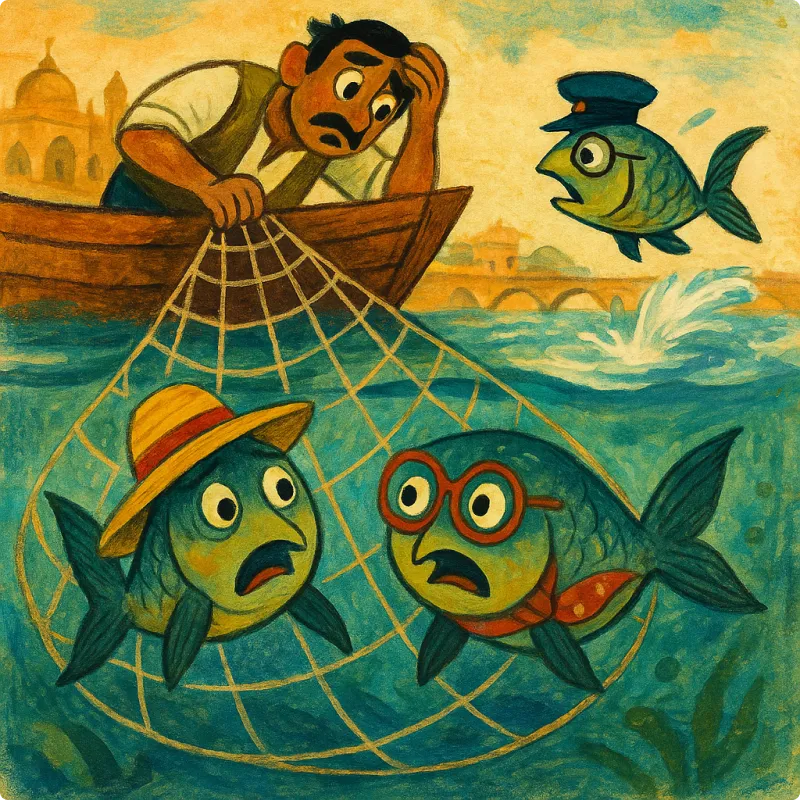 Jataka Tales - The Three Fishes