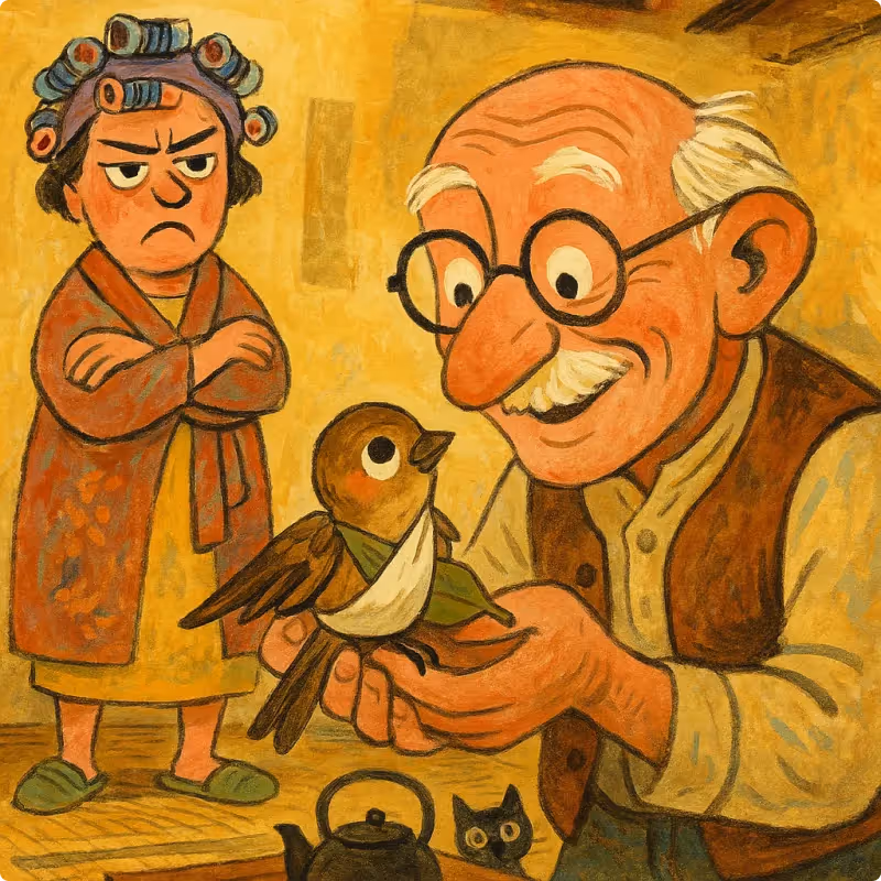 Japanese Folktale - The Tongue-Cut Sparrow