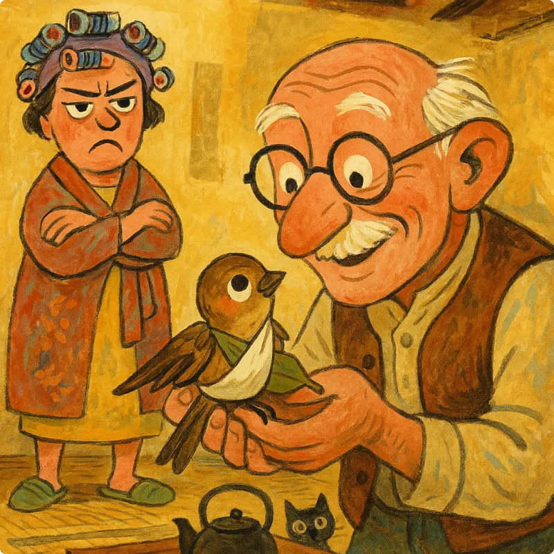 Japanese Folktale - The Tongue-Cut Sparrow