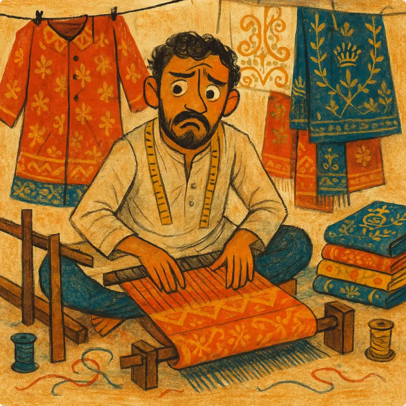 Panchatantra Fables - The Unlucky Weaver