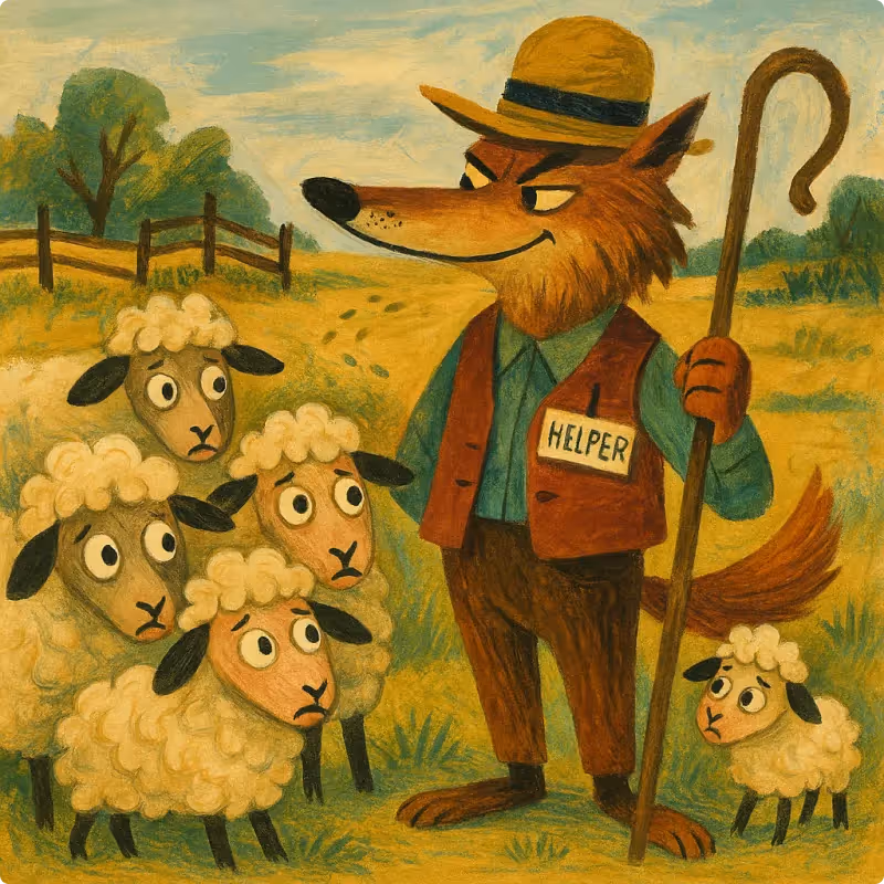 Aesop's Fables - The Wolf and The Shepherd
