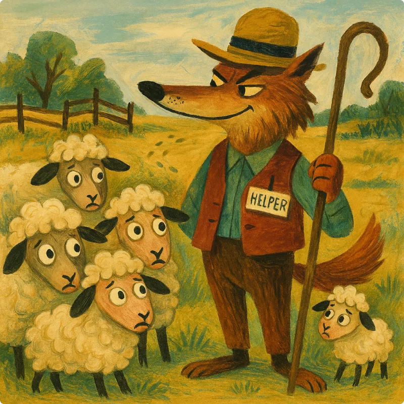 Aesop's Fables - The Wolf and The Shepherd
