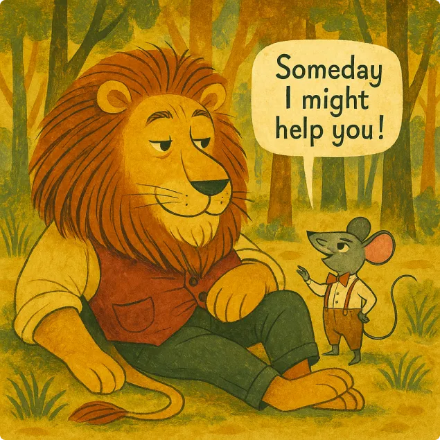 The Lion and the Mouse