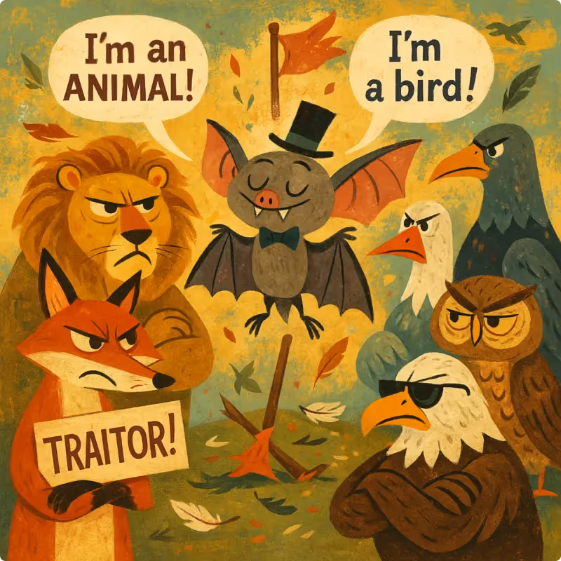 Aesop's Fables - The Bats, Birds, and The Beasts