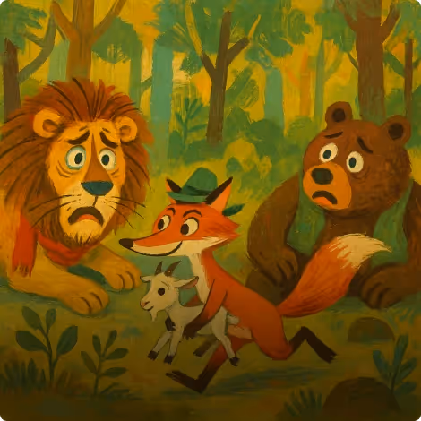A Lion and A Bear
