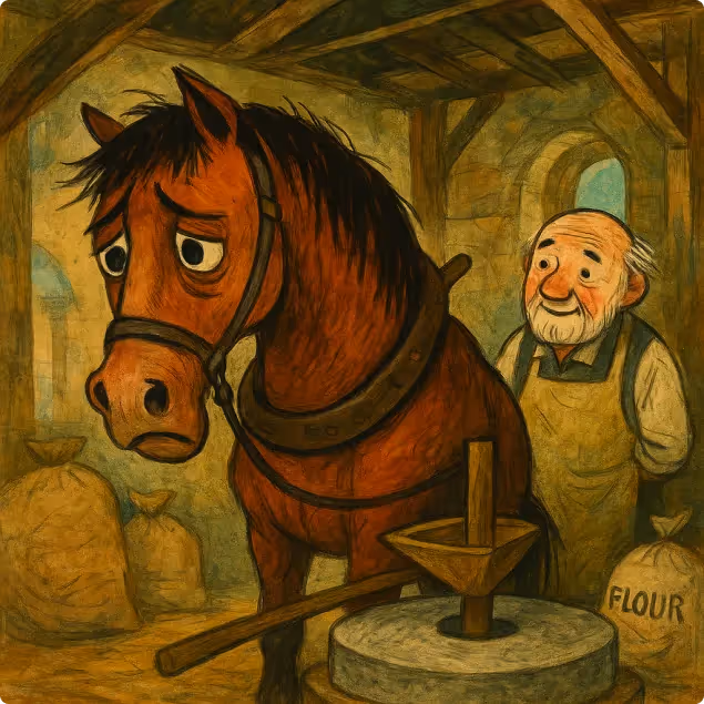 The Battle Horse and The Miller