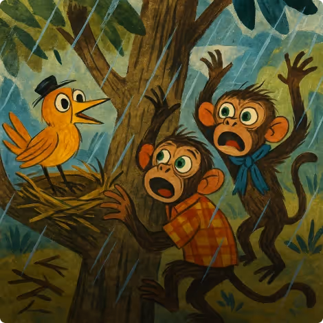 The Bird and the Monkeys