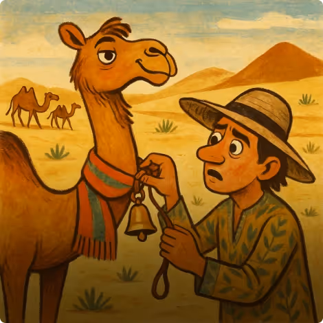 The Camel with a Bell Round His Neck