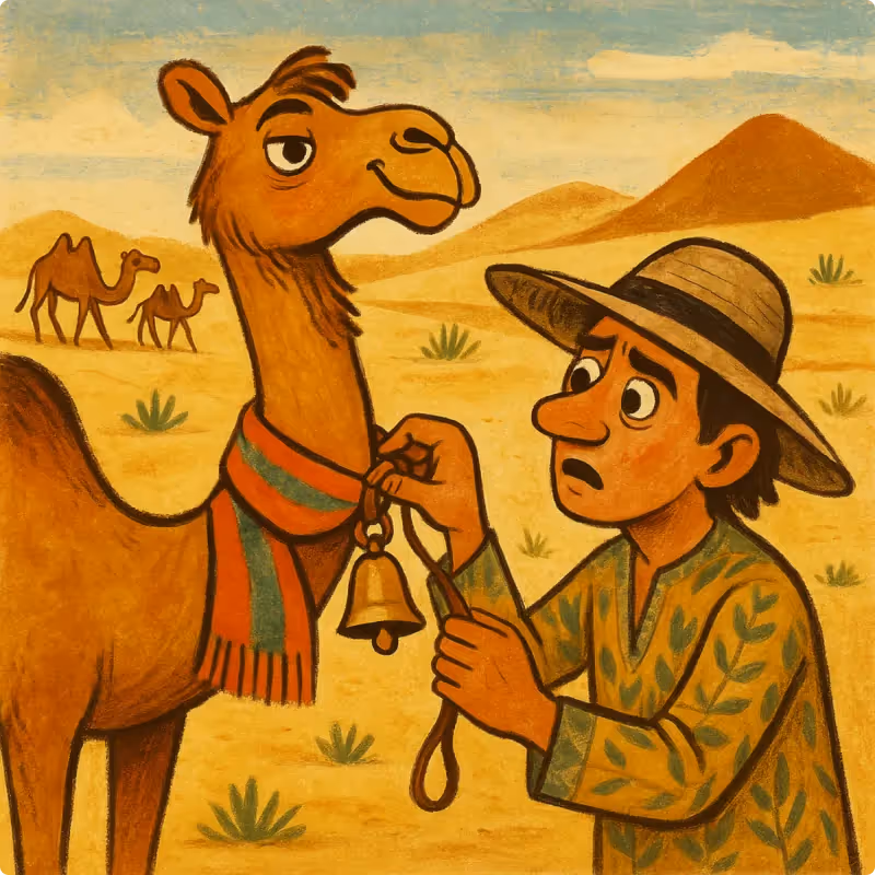 Panchatantra Fables - The Camel with a Bell Round His Neck