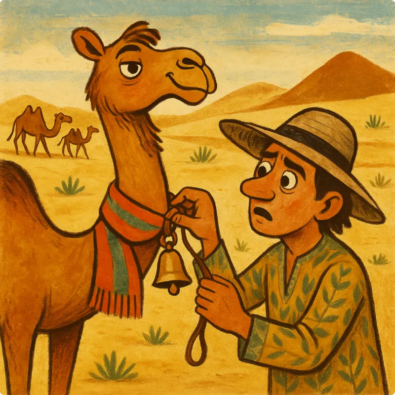Panchatantra Fables - The Camel with a Bell Round His Neck