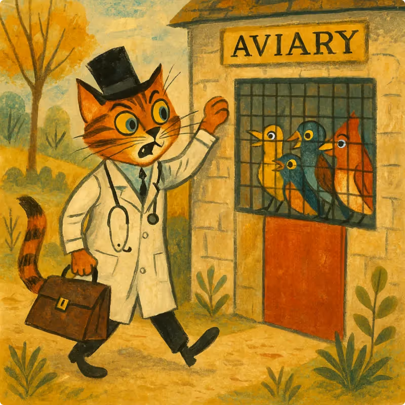 Aesop's Fables - The Cat and The Birds