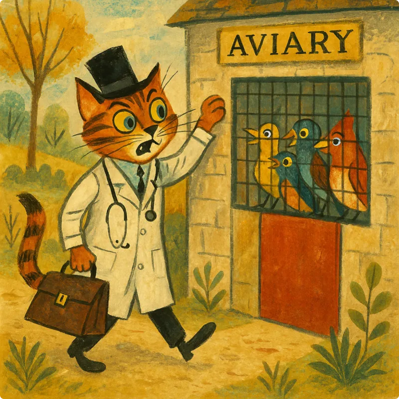 Aesop's Fables - The Cat and The Birds