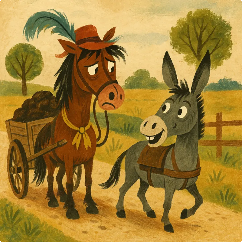 Aesop's Fables - The Disdainful Horse