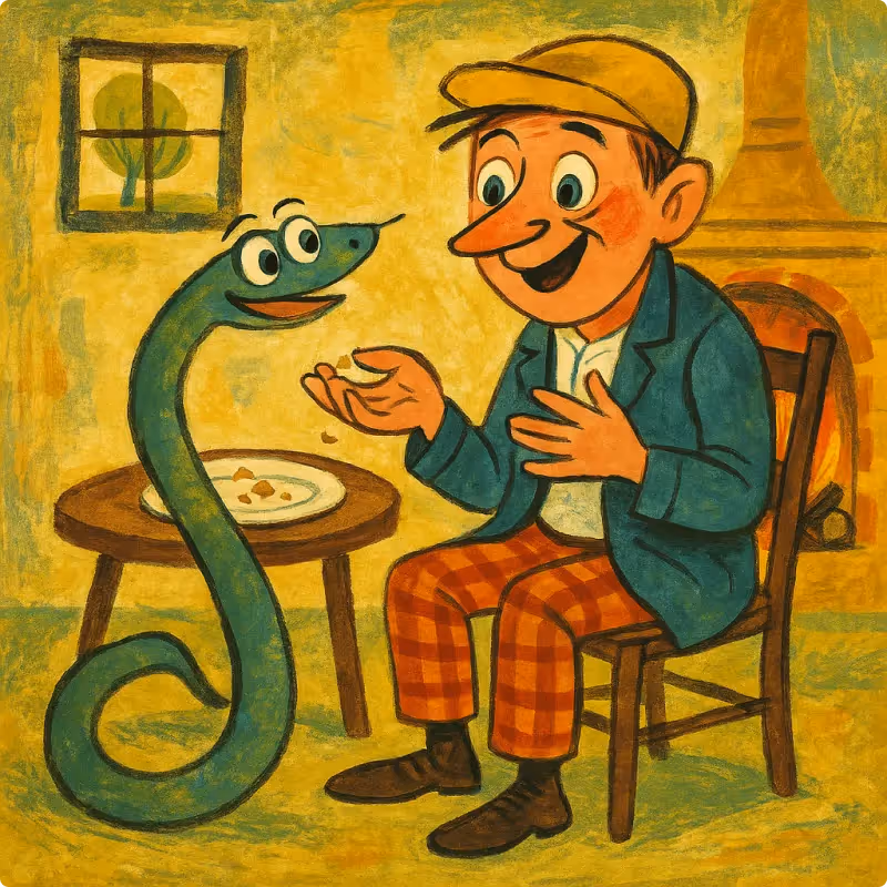 Aesop's Fables - The Domestic Snake
