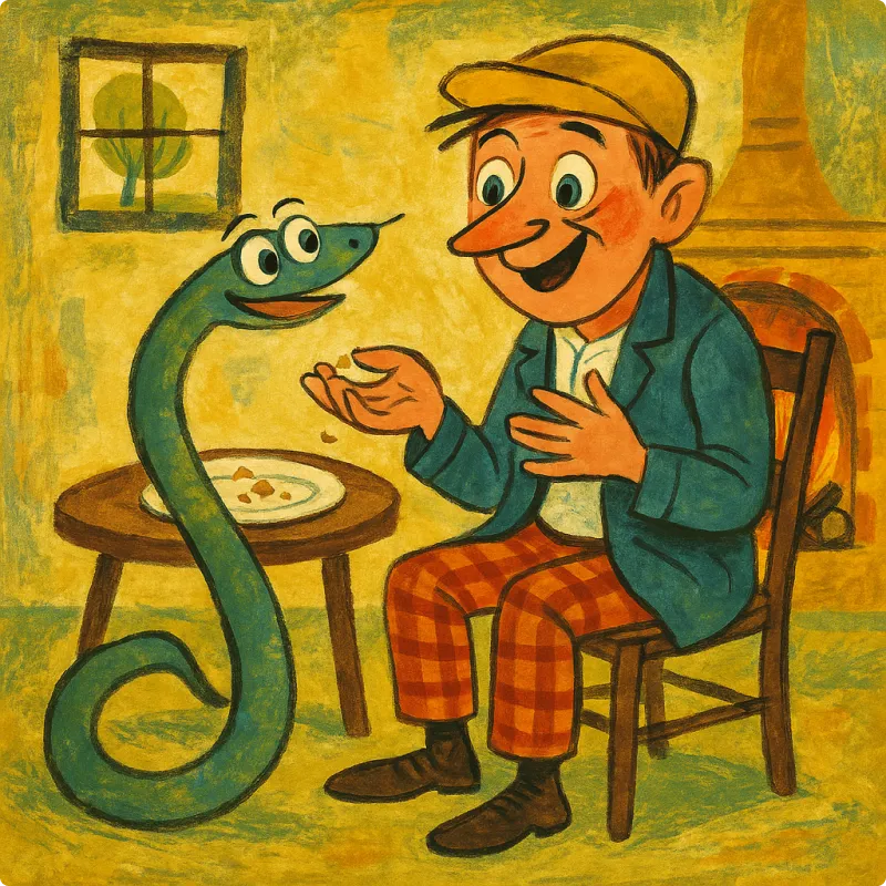 Aesop's Fables - The Domestic Snake