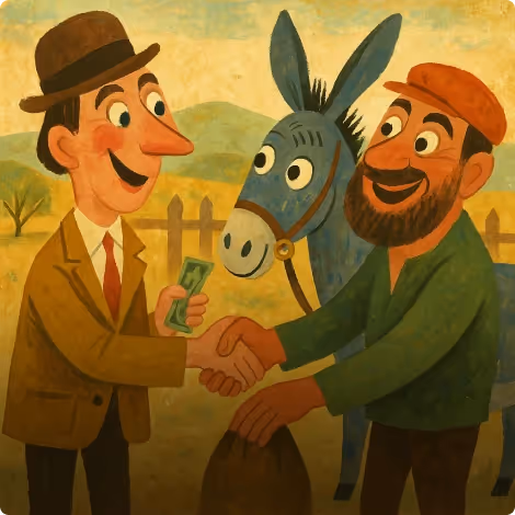 The Donkey and His Purchaser