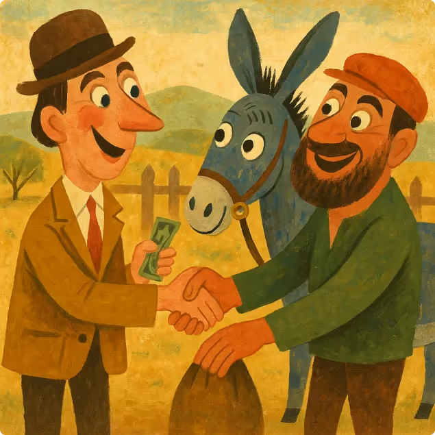 The Donkey and His Purchaser