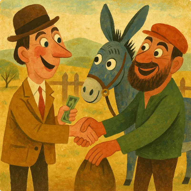 Aesop's Fables - The Donkey and His Purchaser