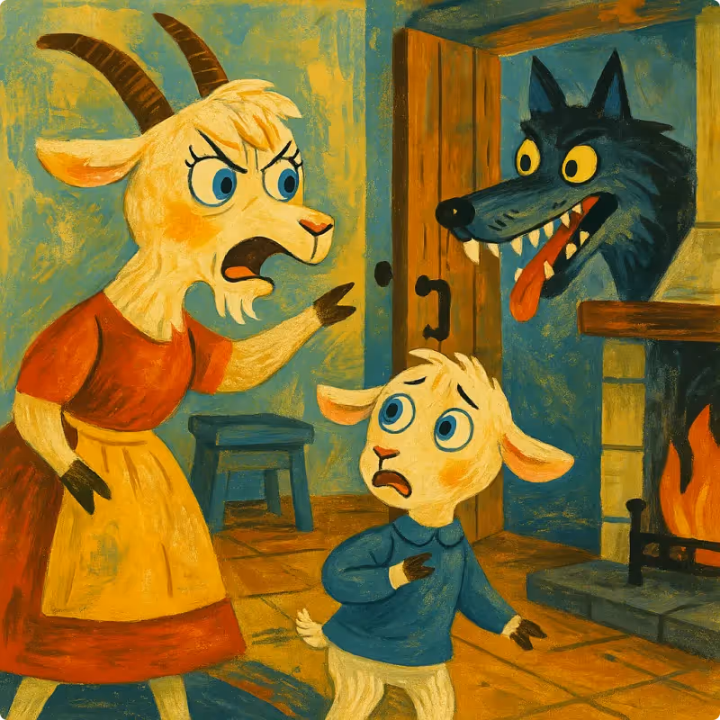 Romanian Folktales - The Goat with Three Kids