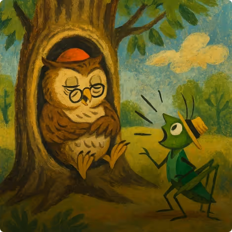 The Grasshopper and The Owl